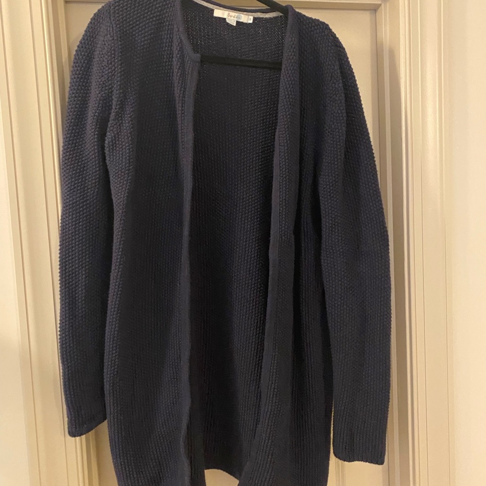 Boden Medium Navy Open Knit Cardigan